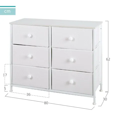 Kumode Max Home Balts 80 x 62 x 30 cm