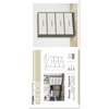 Kumode Max Home Balts Pelēks Moderns 58 x 91 x 30 cm