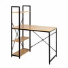 Desk with Shelf Max Home Steel Melamin Particleboard 100 x 120 x 52 cm