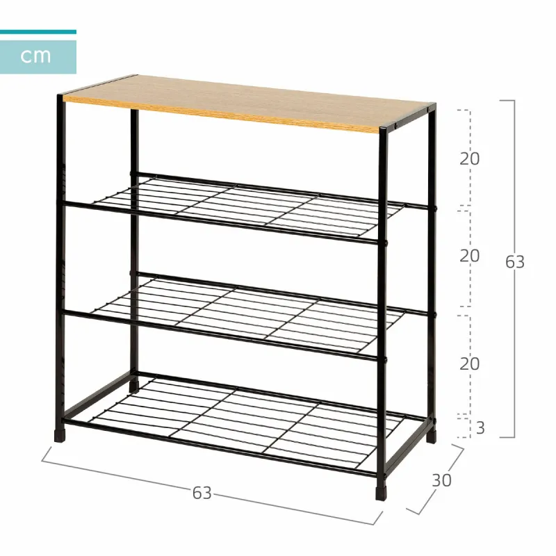 Apavu plaukts Max Home 63 x 63 x 30 cm