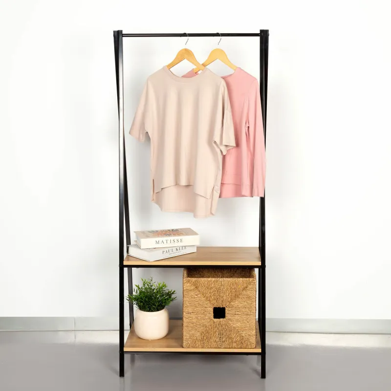 Paltai su lentyna Max Home Plienas Melaminas drožlių plokštė Minimalistinis 64 x 150 x 40 cm