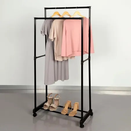Coat rack Max Home Steel Plastic 75 x 157 x 40 cm (4 Units)