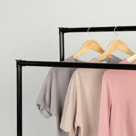 Coat rack Max Home Steel Plastic 75 x 157 x 40 cm (4 Units)