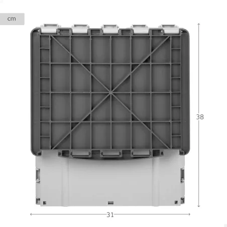 Waste bin Aktive polypropylene TPR 31 x 38 x 27 cm (6 Units)