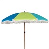 Beach parasol Aktive Multicolour 180 x 187 x 180 cm (4 Units)