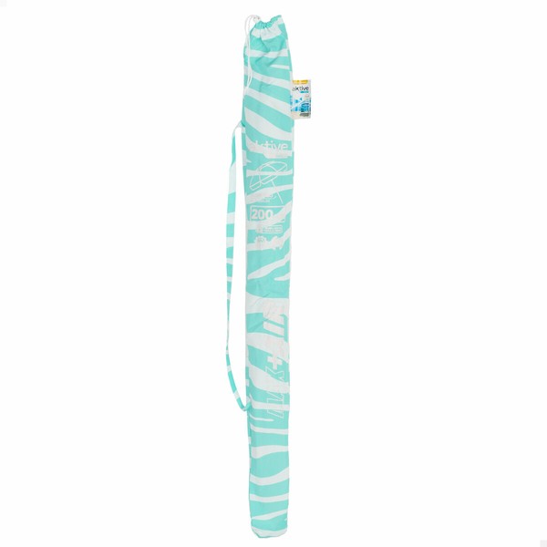 Beach parasol Aktive Blue 200 x 195 x 200 cm (6 Units)