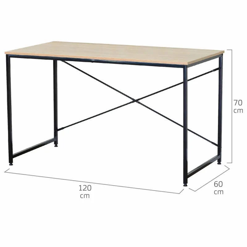 Työpöytä Max Home Teräs Melamiini lastulevy 120 x 71 x 60 cm