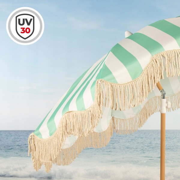 Beach parasol Aktive 200 x 220 x 200 cm (4 Units)