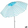 Пляжный зонт Aktive Синий Ø 220 cm 220 x 200 x 220 cm (6 штук)