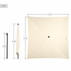 Aurinkovarjo Aktive Beige 175 x 240 x 175 cm