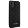Karl Lagerfeld Monogram 3D Pattern - Case for iPhone 11 (Black)