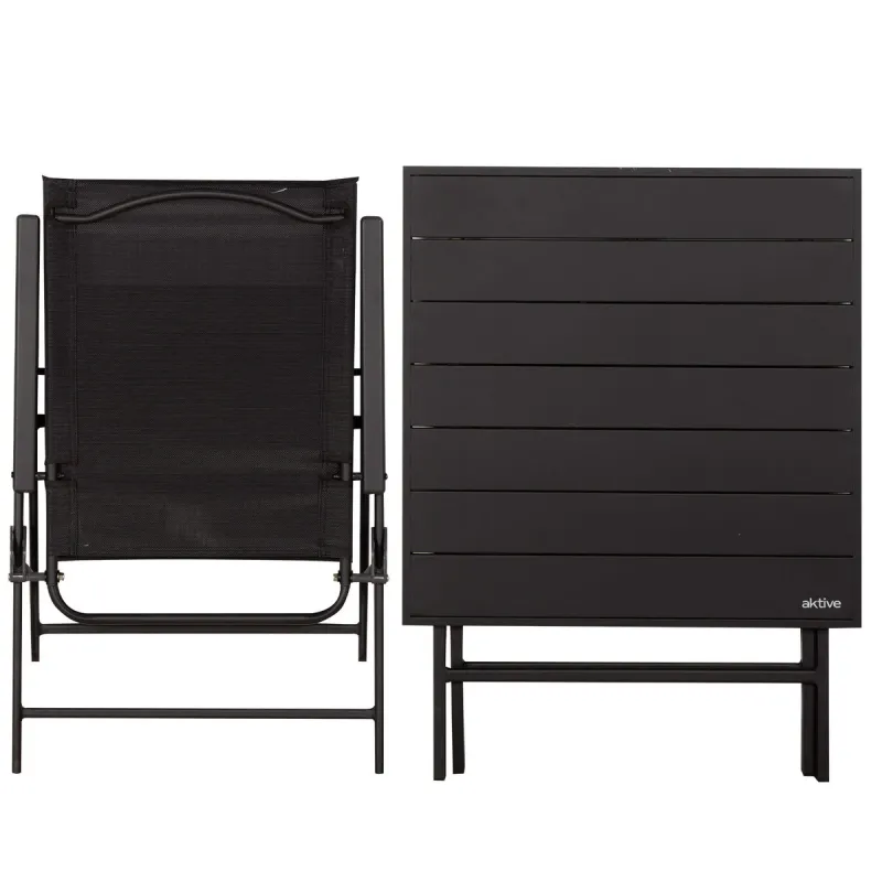Стол и 2 стула Aktive 75 x 70 x 75 cm (3 Предметы)