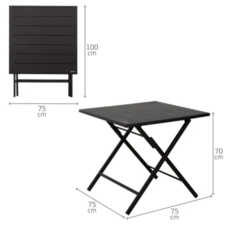 Стол и 2 стула Aktive 75 x 70 x 75 cm (3 Предметы)