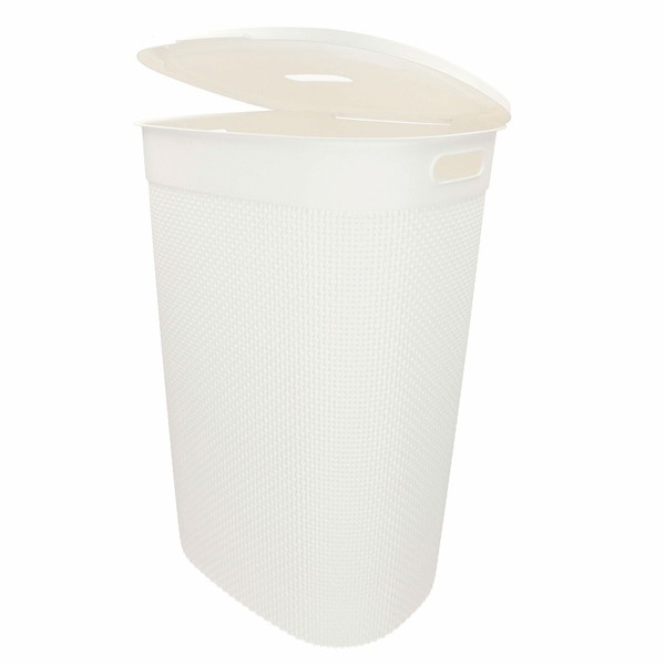 Veļas Grozs Curver Balts Plastmasa 55 L 44 x 61 x 35 cm (8 gb.)