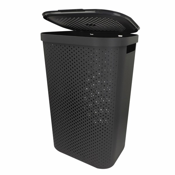Laundry basket Curver INFINITY Grey Plastic 60 L 44 x 60 x 35 cm (6 Units)