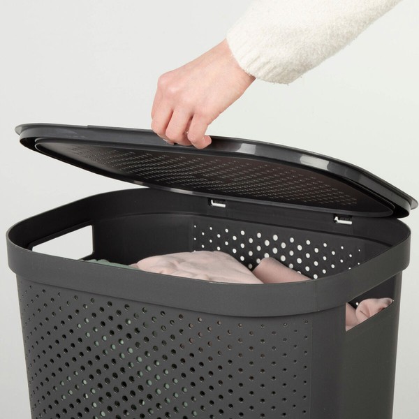 Skalbinių krepšys Curver INFINITY Pilka Plastmasinis 60 L 44 x 60 x 35 cm (6 vnt.)