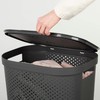 Laundry basket Curver INFINITY Grey Plastic 60 L 44 x 60 x 35 cm (6 Units)