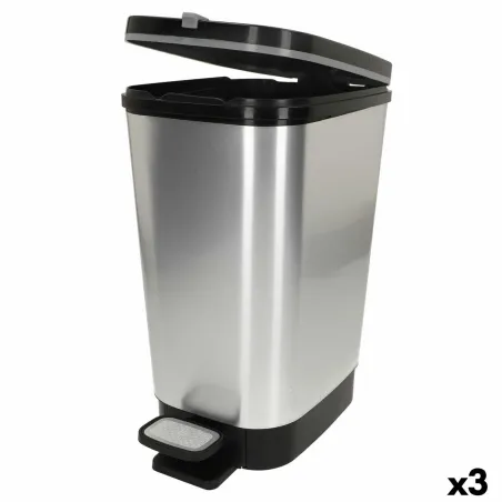 Jäteastia Curver Harmaa Muovinen 45 L (3 osaa)