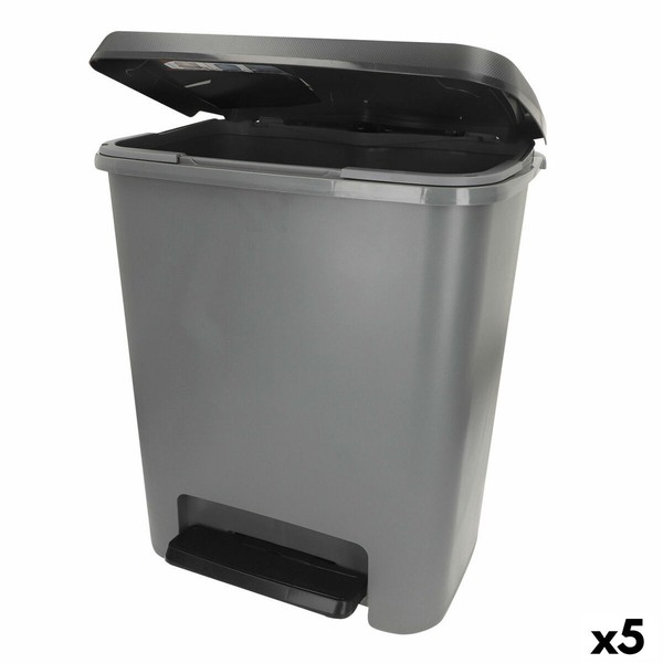 Šiukšlių dėžė Curver Tamsiai pilka Plastmasinis 25 L (5 vnt.)