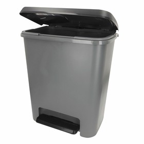 Waste bin Curver Dark grey Plastic 25 L (5 Units)