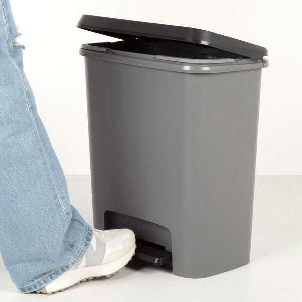 Waste bin Curver Dark grey Plastic 25 L (5 Units)