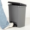 Waste bin Curver Dark grey Plastic 25 L (5 Units)