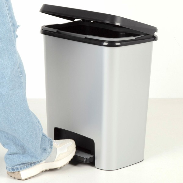 Waste bin Curver Grey Plastic 25 L (5 Units)