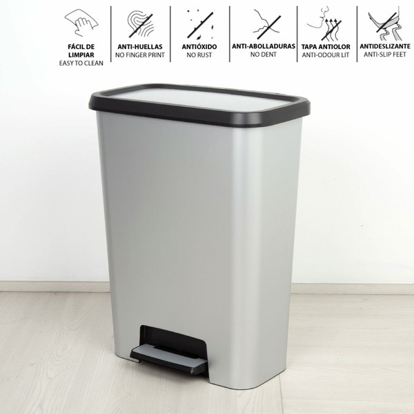 Šiukšlių dėžė Curver Pilka Plastmasinis 50 L (5 vnt.)