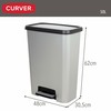 Jäteastia Curver Harmaa Muovinen 50 L (5 osaa)