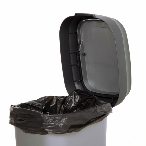 Waste bin Curver Dark grey Plastic 50 L (6 Units)