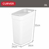 Atkritumu tvertne Curver Balts Plastmasa 30 L (6 gb.)
