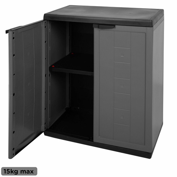 Kaappi Curver Tumman harmaa Muovinen 68 x 87 x 39 cm