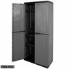 Kaappi Curver Tumman harmaa Muovinen 68 x 166 x 39 cm