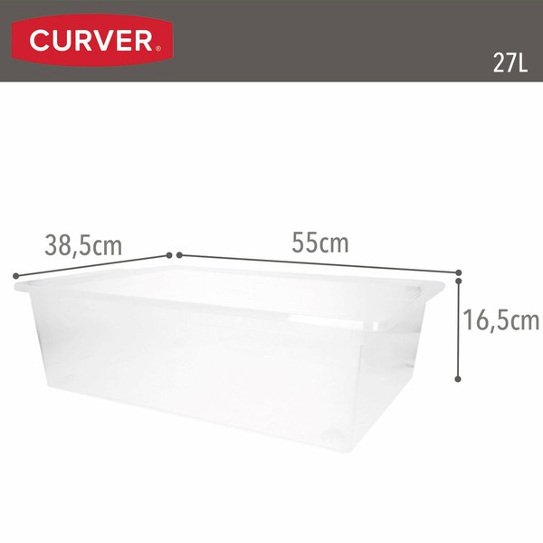Storage Box Curver Plastic (6 Units)