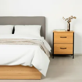 Ночной столик Max Home Чёрный 40 x 52 x 30 cm