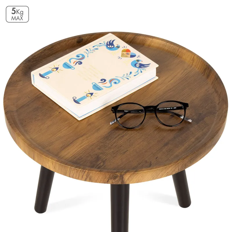 Вспомогательный стол Max Home Чёрный 38 x 37 x 38 cm (4 штук)
