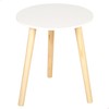 Side table Max Home White 35 x 40 x 35 cm (6 Units)