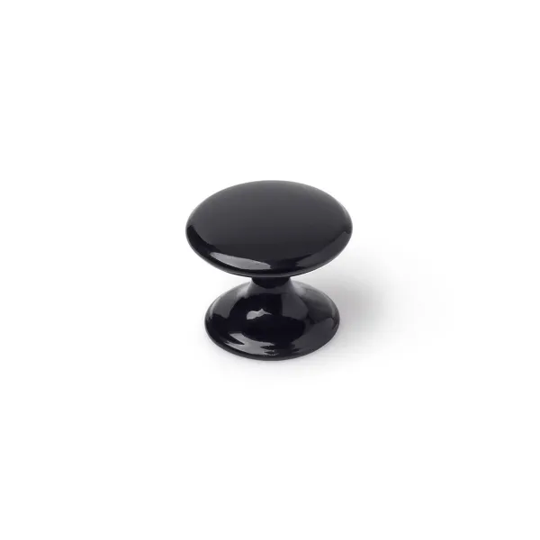 Ovinuppi Rei 756 Musta Metalli Ø 33 x 27 mm 4 Kappaletta