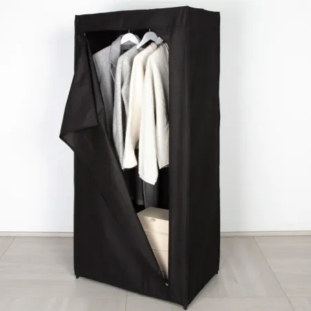 Clothes and Shoe Organiser Max Home Black 70 X 148 X 46 CM 4 Units