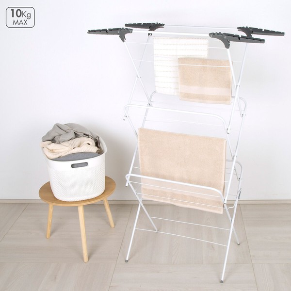 Apģērbu Žāvēšanas Aukla Max Home Metāls 62 X 140 X 45 CM (2 gb.)
