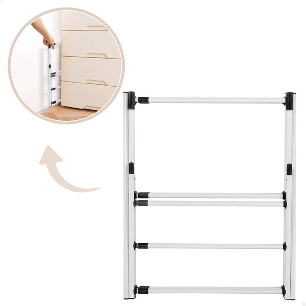 Drabužių linija Max Home Metalinis 75 X 104 X 37 CM (2 vnt.)