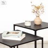 Set of 2 tables Max Home 38 x 37 x 38 cm (2 Units)