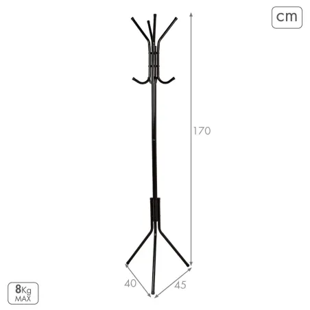 Mēteļu plaukts Max Home Metāls (4 gb.)