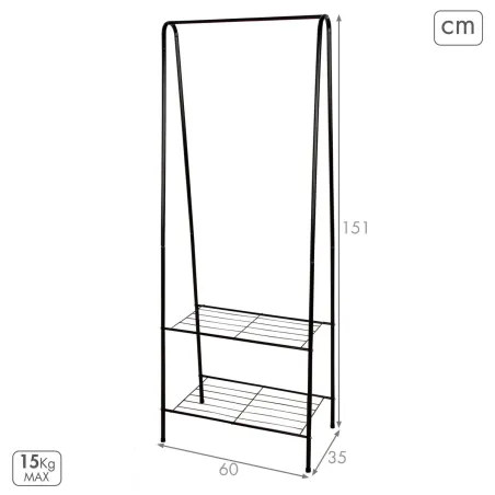 Paltų kabykla Max Home Metalinis (4 vnt.)