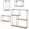Shelves Max Home Iron MDF Wood (2 Units)