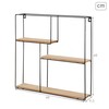 Shelves Max Home Iron MDF Wood (2 Units)