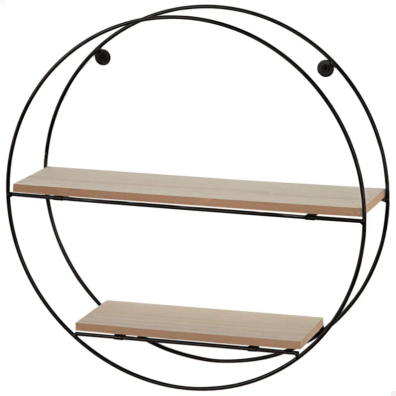 Shelves Max Home Iron MDF Wood 40 x 40 x 10 cm (6 Units)