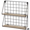 Shelves Max Home Iron MDF Wood 40 X 41 X 11 CM (6 Units)