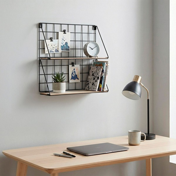 Shelves Max Home Iron MDF Wood 40 X 41 X 11 CM (6 Units)