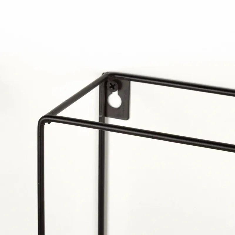 Shelves Max Home Iron MDF Wood 30 x 30 x 10 cm (4 Units)
